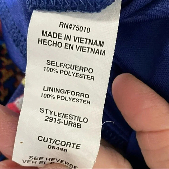 City Triangle M multicolor Boho maxi sundress with built‎ short liner - Picture 6 of 6